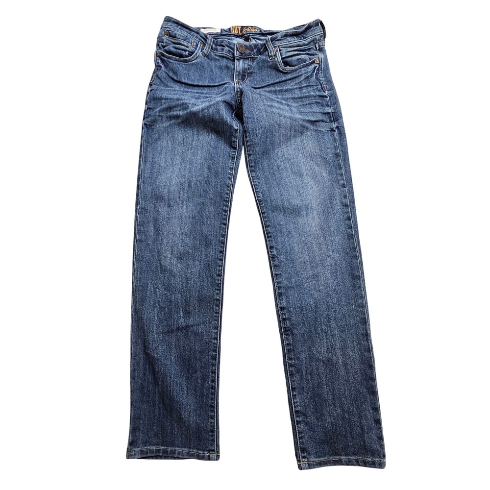 KUT from the Kloth Catherine Boyfriend Jeans Womens 4 Blue Medium Wash KP494MB7